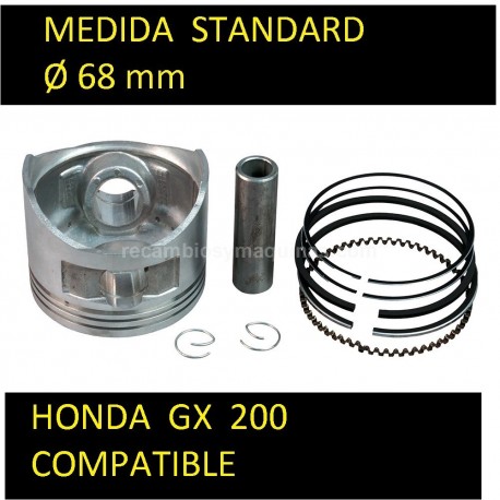 Piston Honda GX 200 STD