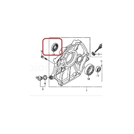 RETEN CIGUEÑAL HONDA GX 390 35-52-8