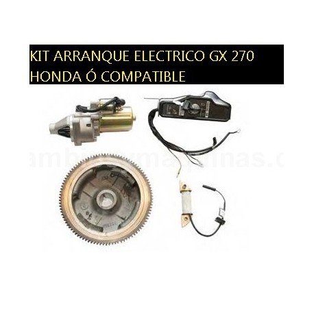 kit de arranque eléctrico Honda Gx 270 Bobina de carga ( Kit ) 240