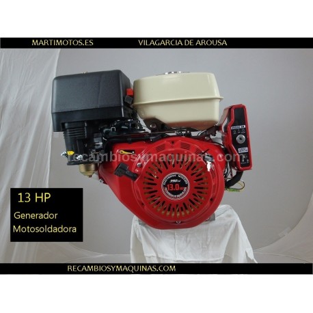 Motor Generador motosoldadora ARRANQUE ELECTRICO 13 HP suzuki v420 ew 200 csh gsh dgh 220 ayerbe ay 235 meccalte Honda Gx 390