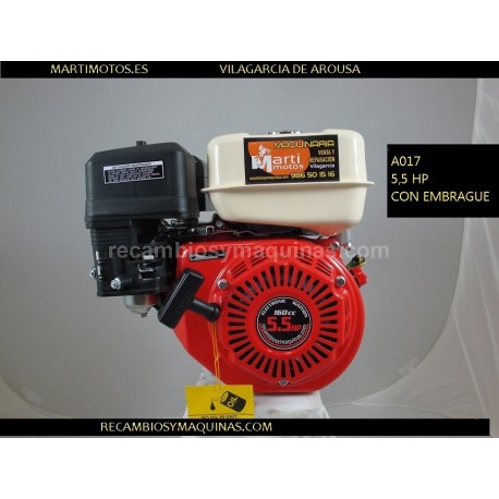 Motor con embrague y reductora kart buggy Honda gx ohv minicar minikart mini kart k7r motores 160 200 270 390