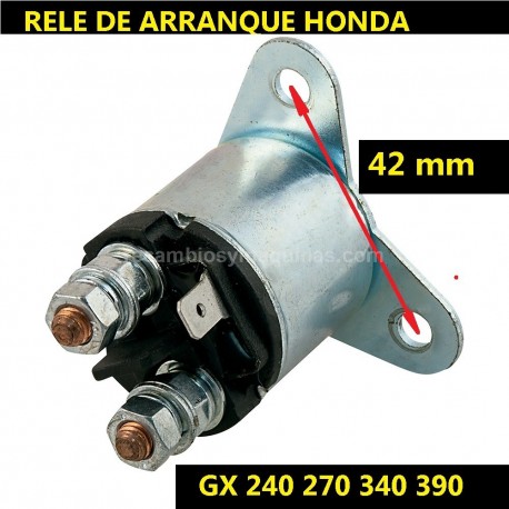 Rele de Arranque 12V 3 Bornes Honda Gx 240 270 340 390 Solenoide