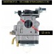 Carburador desbrozadora Ø 15 mm Anova Mitsubishi Garland Yaros Greencut Sterwins Hyundai