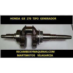 cigueñal honda gx 270 generador conico cónico ciguenal