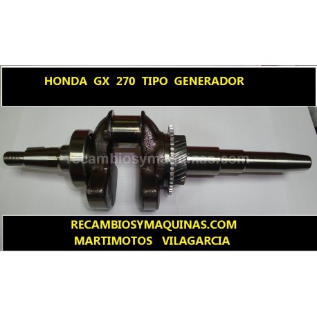 cigueñal honda gx 270 generador conico cónico ciguenal