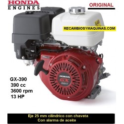 Motor Honda GX 390 ORIGINAL Eje 25 gx390