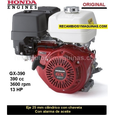 Motor Honda GX 390 ORIGINAL Eje 25 gx390