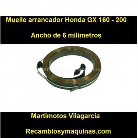 MUELLE ARRANCADOR HONDA GX 160 200