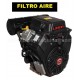 Filtro aire Loncin LC2V80 LC2V80FD LC2V80FDA LC2V80FDB motor OHV Bicilindrico