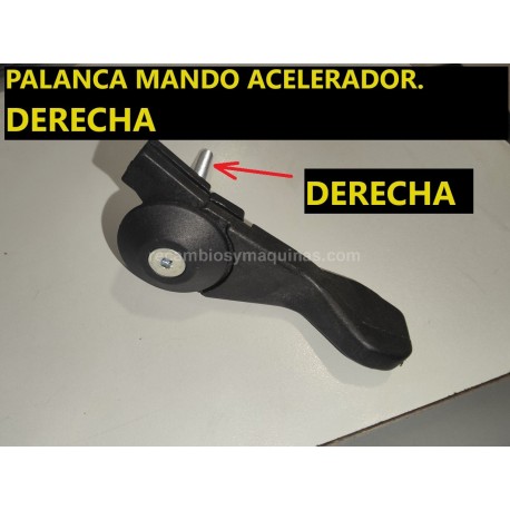 Palanca acelerador mando gas tractor motocultor grua dumper regla vibratoria