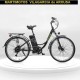 Bicicleta electrica paseo biwbik SUNRAY black white