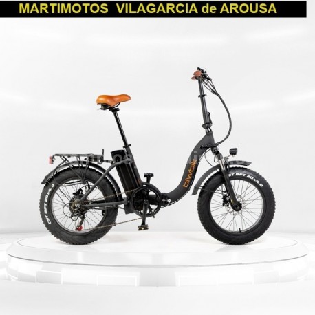 Bicicleta electrica PLEGABLE Biwbik CAPRI black silver