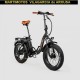 Bicicleta electrica PLEGABLE Biwbik CAPRI black silver