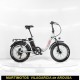 Bicicleta electrica PLEGABLE Biwbik CAPRI black silver