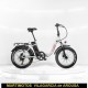 Bicicleta electrica PLEGABLE Biwbik CAPRI black silver