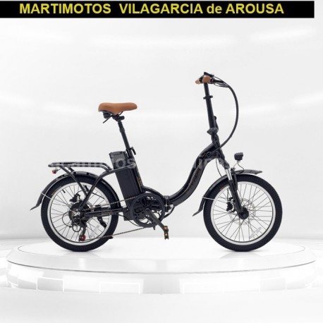 Bicicleta electrica PLEGABLE Biwbik OSLO black white DUBLIN