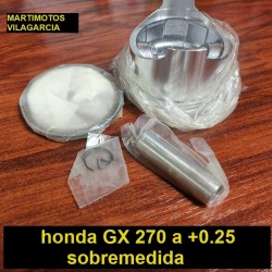 PISTÓN COMPLETO Honda Gx 270 sobremedida +0,25mm