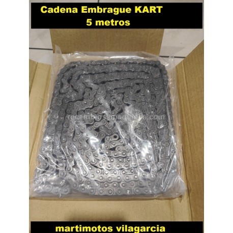 Rollo de cadena 5 metros EMBRAGUE KART HONDA GX 270