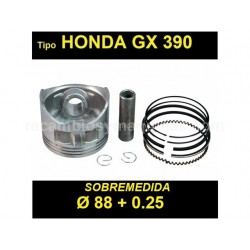 Piston Honda GX 390 a 0.25 sobremedida RECTIFICAR +0.25