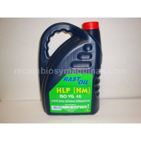 Aceite Hidraulico Rast oil HLP (HM) ISO VG 46