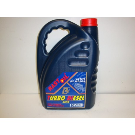 Aceite Rast Oil Turbo Diesel SHPD 15W - 40