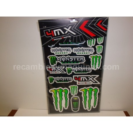 Adhesivos pegatinas Monster vinilos pegatas